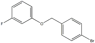 4-BROMOBENZYL-(3-FLUOROPHENYL)ETHER Struktur