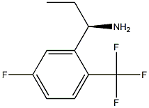 (1R)-1-[5-FLUORO-2-(TRIFLUOROMETHYL)PHENYL]PROPYLAMINE Struktur