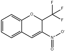 3-NITRO-2-(TRIFLUOROMETHYL)-2H-CHROMENE Struktur