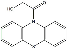 2-OXO-2-(10H-PHENOTHIAZIN-10-YL)ETHANOL Struktur