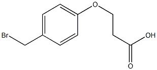 4-BROMOMETHYLPHENOXYPROPIONIC ACID Struktur