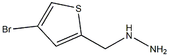 (4-BROMO-THIOPHEN-2-YLMETHYL)-HYDRAZINE Struktur