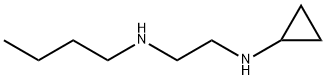 N-BUTYL-N'-CYCLOPROPYL ETHYLENEDIAMINE Struktur