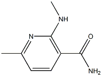 6-METHYL-2-METHYLAMINO-NICOTINAMIDE Struktur