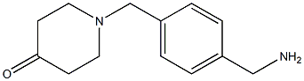 1-[4-(AMINOMETHYL)BENZYL]PIPERIDIN-4-ONE Struktur