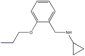 (1S)CYCLOPROPYL(2-PROPOXYPHENYL)METHYLAMINE Struktur