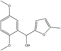 2,5-DIMETHOXYPHENYL-(5-METHYL-2-FURYL)METHANOL Struktur