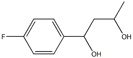 1-(4-FLUOROPHENYL)BUTANE-1,3-DIOL Struktur