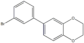 3-BROMO-3',4'-(ETHYLENEDIOXY)BIPHENYL Struktur