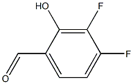 3,4-DIFLUORO-2-HYDROXYBENZALDEHYDE Struktur