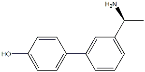 4-[3-((1S)-1-AMINOETHYL)PHENYL]PHENOL Struktur