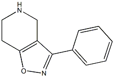 3-PHENYL-4,5,6,7-TETRAHYDROISOXAZOLO[4,5-C]PYRIDINE Struktur