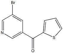 3-BROMO-5-(2-THENOYL)PYRIDINE Struktur