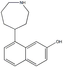 8-AZEPAN-4-YL-NAPHTHALEN-2-OL Struktur