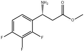 METHYL (3R)-3-AMINO-3-(2,3,4-TRIFLUOROPHENYL)PROPANOATE Struktur