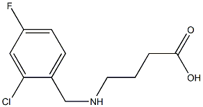 4-[(2-CHLORO-4-FLUOROBENZYL)AMINO]BUTANOIC ACID Struktur