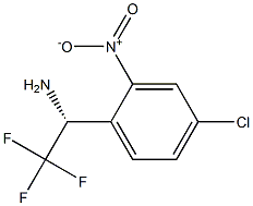 (1R)-1-(4-CHLORO-2-NITROPHENYL)-2,2,2-TRIFLUOROETHYLAMINE Struktur