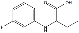 2-(3-FLUORO-PHENYLAMINO)-BUTYRIC ACID Struktur