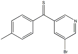 3-BROMO-5-(4-METHYLTHIOBENZOYL)PYRIDINE Struktur