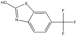 2-HYDROXY-6-(TRIFLUOROMETHYL)BENZOTHIAZOLE Struktur