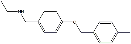 N-(4-((4-METHYLBENZYL)OXY)BENZYL)ETHANAMINE Struktur