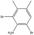 2,6-DIBROMO-3,4-DIMETHYLANILINE Struktur