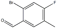 2-BROMO-4-FLUORO-5-METHYLBENZALDEHYDE Struktur