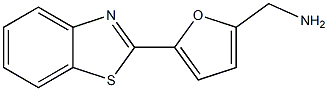 [5-(1,3-BENZOTHIAZOL-2-YL)-2-FURYL]METHYLAMINE Struktur