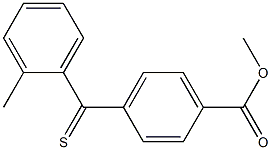 METHYL 4-(2-METHYLTHIOBENZOYL)BENZOATE Struktur