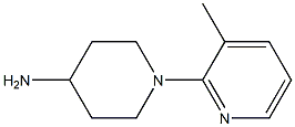 1-(3-METHYLPYRIDIN-2-YL)PIPERIDIN-4-AMINE Struktur