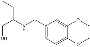 2-((2,3-DIHYDRO-1,4-BENZODIOXIN-6-YLMETHYL)AMINO)BUTAN-1-OL Struktur