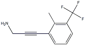 (2-METHYL-3-TRIFLUOROMETHYL-PHENYL)-PROP-2-YNYL-AMINE Struktur