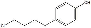 4-(4-HYDROXYPHENYL) BUTYL CHLORIDE Struktur