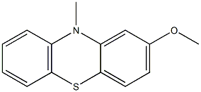 2-METHOXY-10-METHYL-10H-PHENOTHIAZINE Struktur