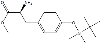 METHYL (2S)-2-AMINO-3-[4-(1,1,2,2-TETRAMETHYL-1-SILAPROPOXY)PHENYL]PROPANOATE Struktur