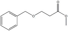 METHYL 3-BENZYLOXYPROPIONATE Struktur