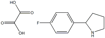 2-(4-FLUORO-PHENYL)-PYRROLIDINE, OXALIC ACID SALT Struktur