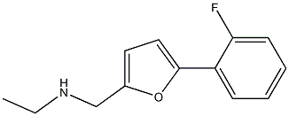 N-((5-(2-FLUOROPHENYL)-2-FURYL)METHYL)ETHANAMINE Struktur