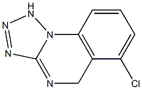 6-CHLORO-1,5-DIHYDROTETRAZOLO[1,5-A]QUINAZOLINE Struktur