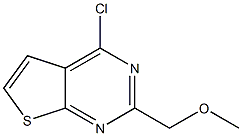 4-CHLORO-2-(METHOXYMETHYL)-THIENO[2,3-D]PYRIMIDINE Struktur