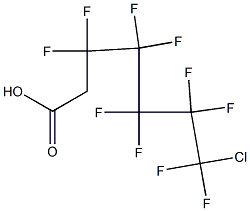 7-CHLORO-3,3,4,4,5,5,6,6,7,7-DECAFLUOROHEPTANOIC ACID Struktur