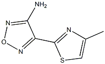 4-(4-METHYL-1,3-THIAZOL-2-YL)-1,2,5-OXADIAZOL-3-AMINE Struktur