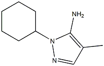 2-CYCLOHEXYL-4-METHYL-2H-PYRAZOL-3-YLAMINE Struktur