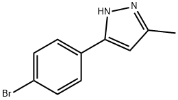 5-(4-BROMOPHENYL)-3-METHYL-1H-PYRAZOLE Struktur