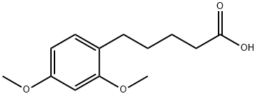 5-(2,4-DIMETHOXYPHENYL)PENTANOIC ACID Struktur