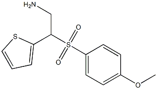 2-(4-METHOXY-BENZENESULFONYL)-2-THIOPHEN-2-YL-ETHYLAMINE Struktur