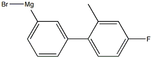 3-(4-FLUORO-2-METHYLPHENYL)PHENYLMAGNESIUM BROMIDE Struktur