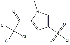 1-METHYL-5-(TRICHLOROACETYL)-1H-PYRROLE-3-SULFONYL CHLORIDE Struktur