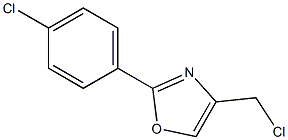 4-(CHLOROMETHYL)-2-(4-CHLOROPHENYL)-1,3-OXAZOLE Struktur