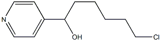 6-CHLORO-1-(4-PYRIDYL)-1-HEXANOL Struktur